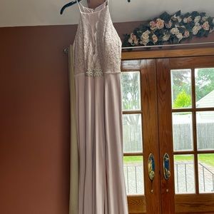 Blush mother of the bride / prom / formal dress